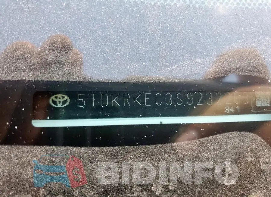5TDKRKEC3SS232203 Photo# 12