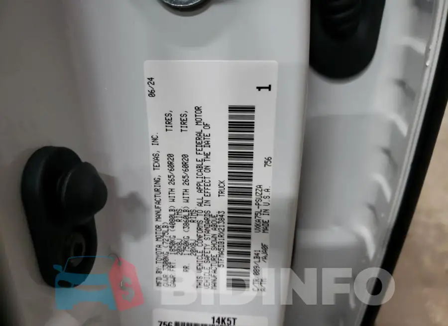 5TFMA5DB1RX213843 Photo# 12