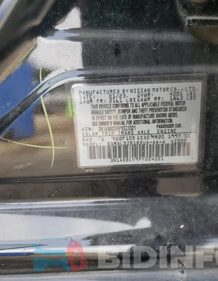 3N1AB8CV9PY224021 Photo# 12