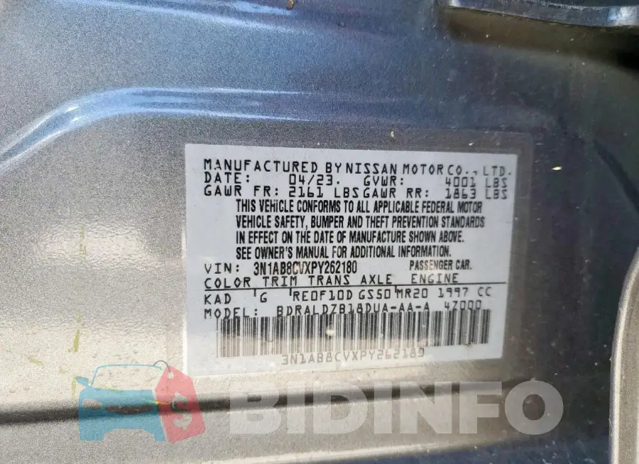 3N1AB8CVXPY262180 Photo# 12