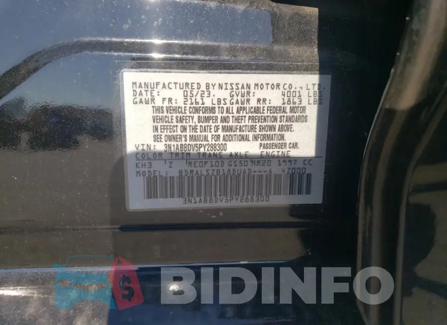 3N1AB8DV5PY288300 Photo# 12