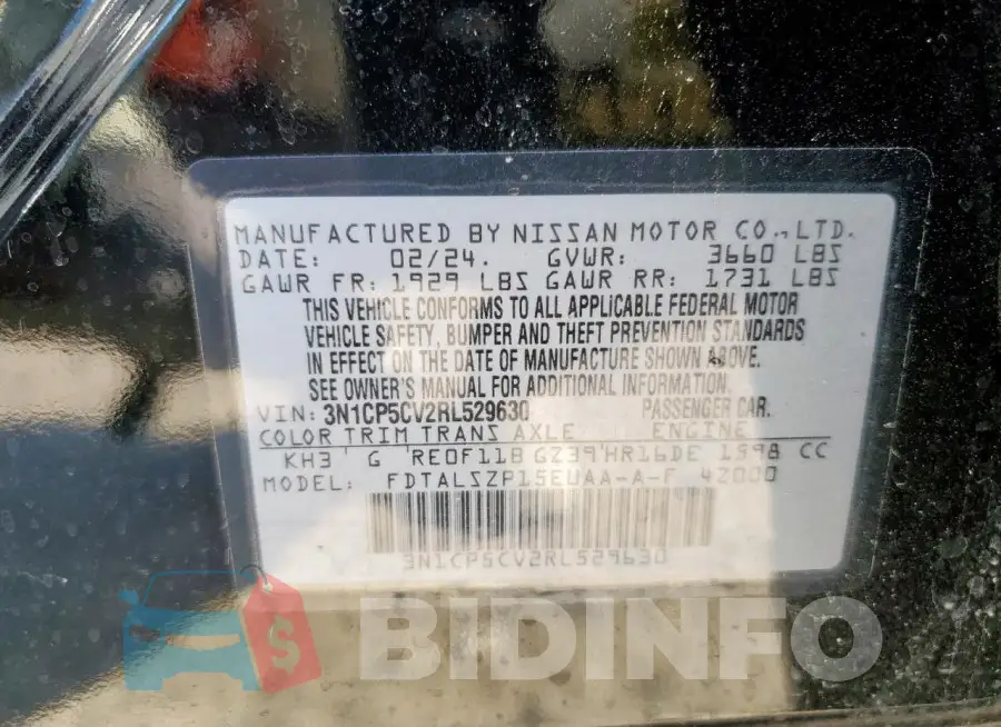 3N1CP5CV2RL529630 Photo# 12