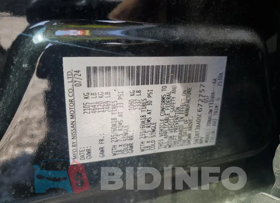 5N1BT3BA0SC672757 Photo# 13