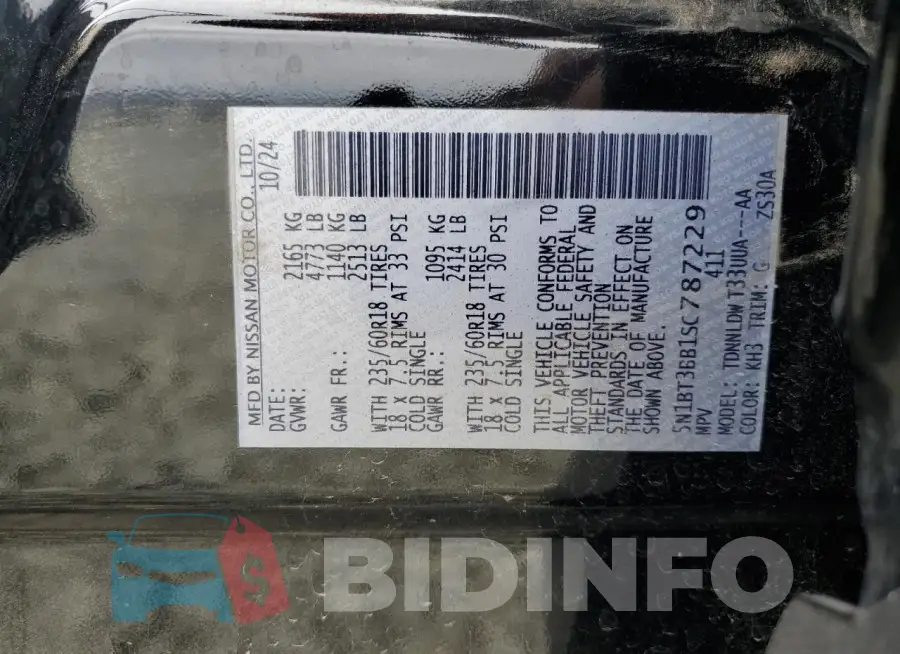 5N1BT3BB1SC787229 Photo# 13