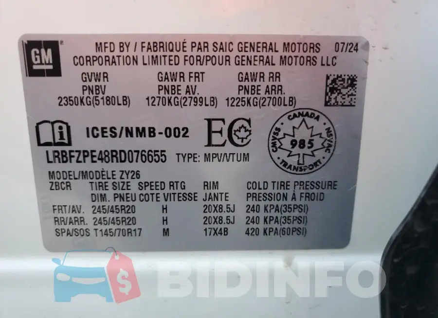 LRBFZPE48RD076655 Photo# 14