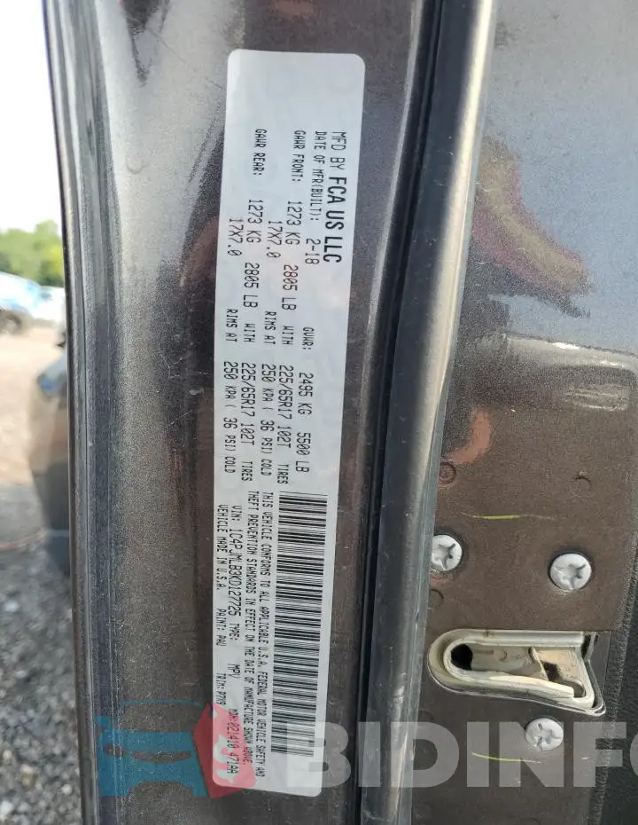 1C4PJMLB3KD127725 Photo# 13