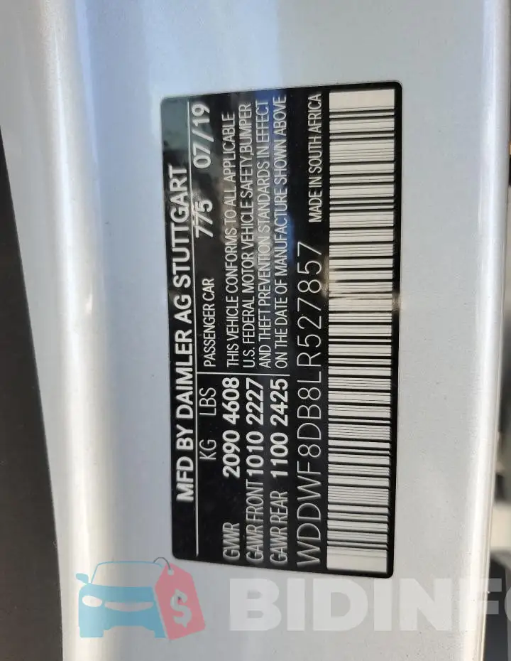 WDDWF8DB8LR527857 Photo# 12