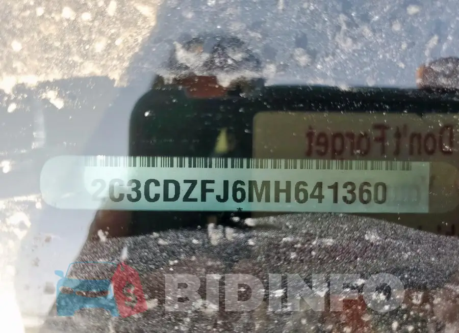 2C3CDZFJ6MH641360 Photo# 13