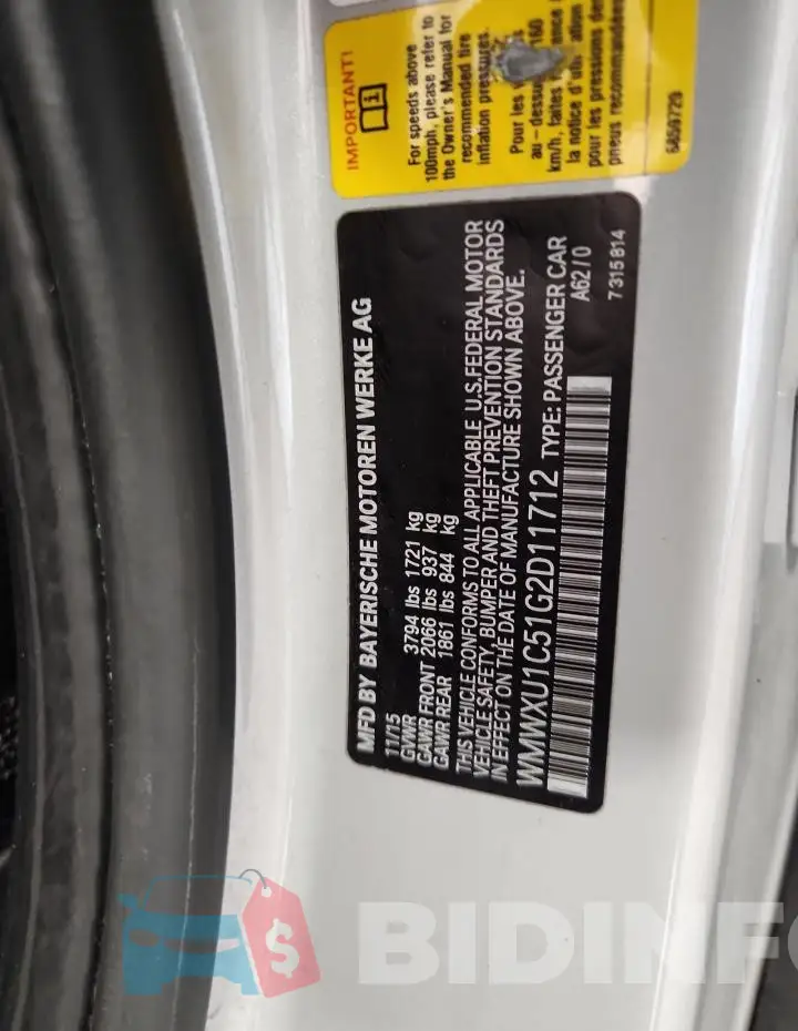 WMWXU1C51G2D11712 Photo# 13