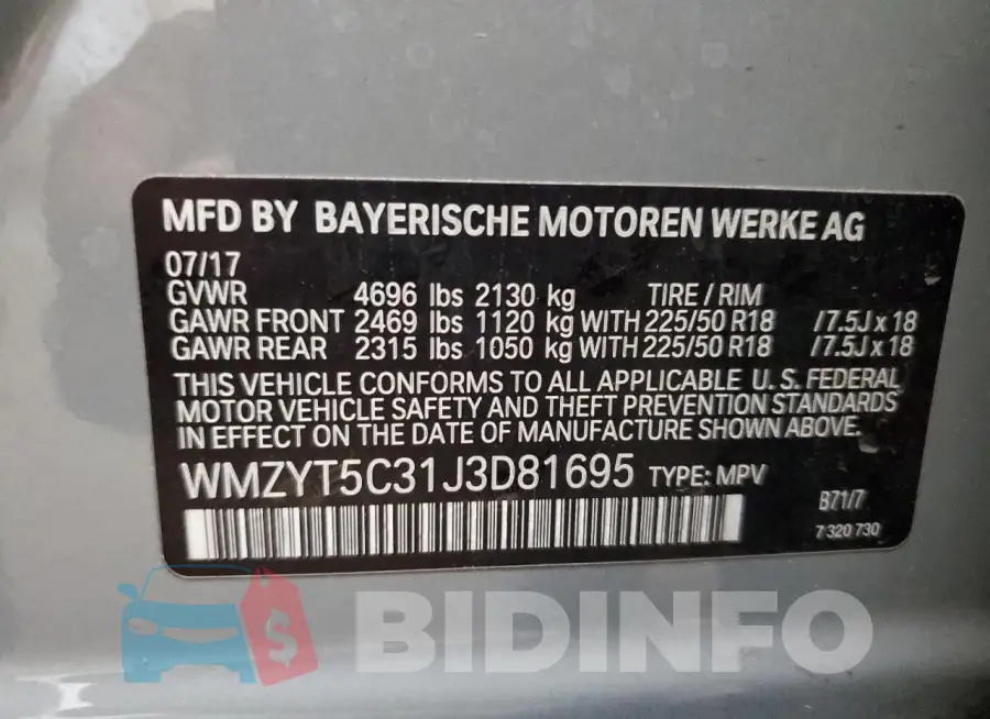 WMZYT5C31J3D81695 Photo# 12