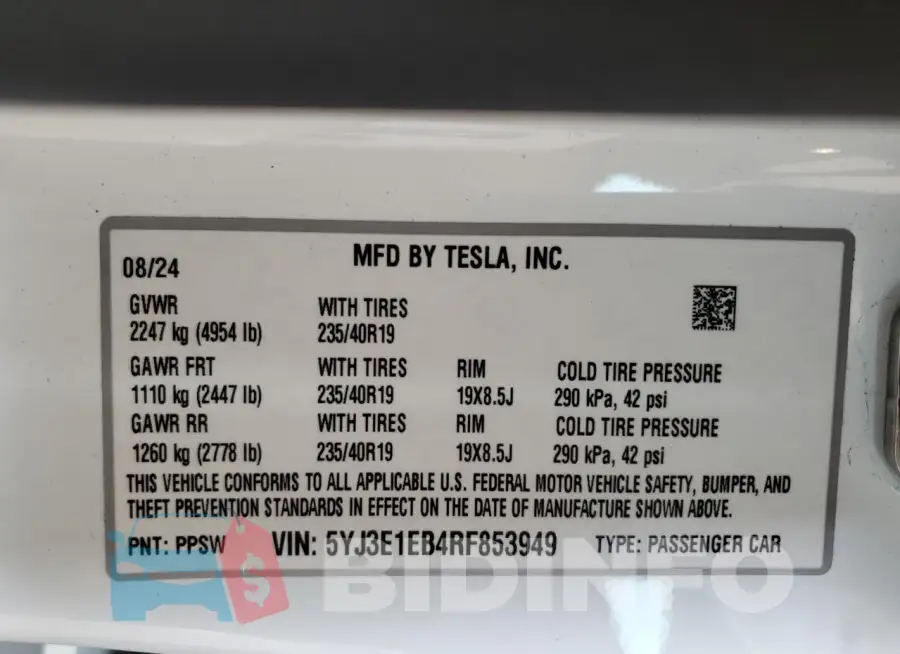 5YJ3E1EB4RF853949 Photo# 13