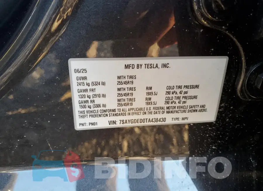 7SAYGDED0TA438430 Photo# 13