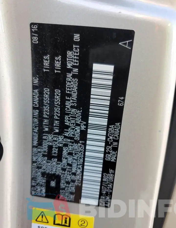 2T2BZMCA1GC053571 Photo# 13