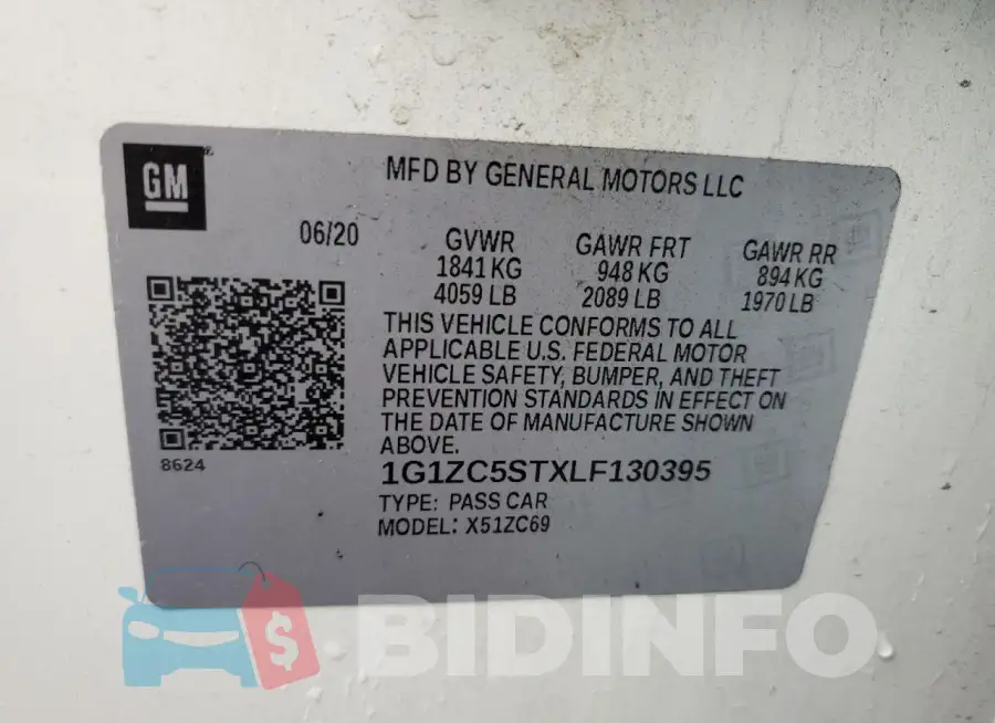 1G1ZC5STXLF130395 Photo# 12