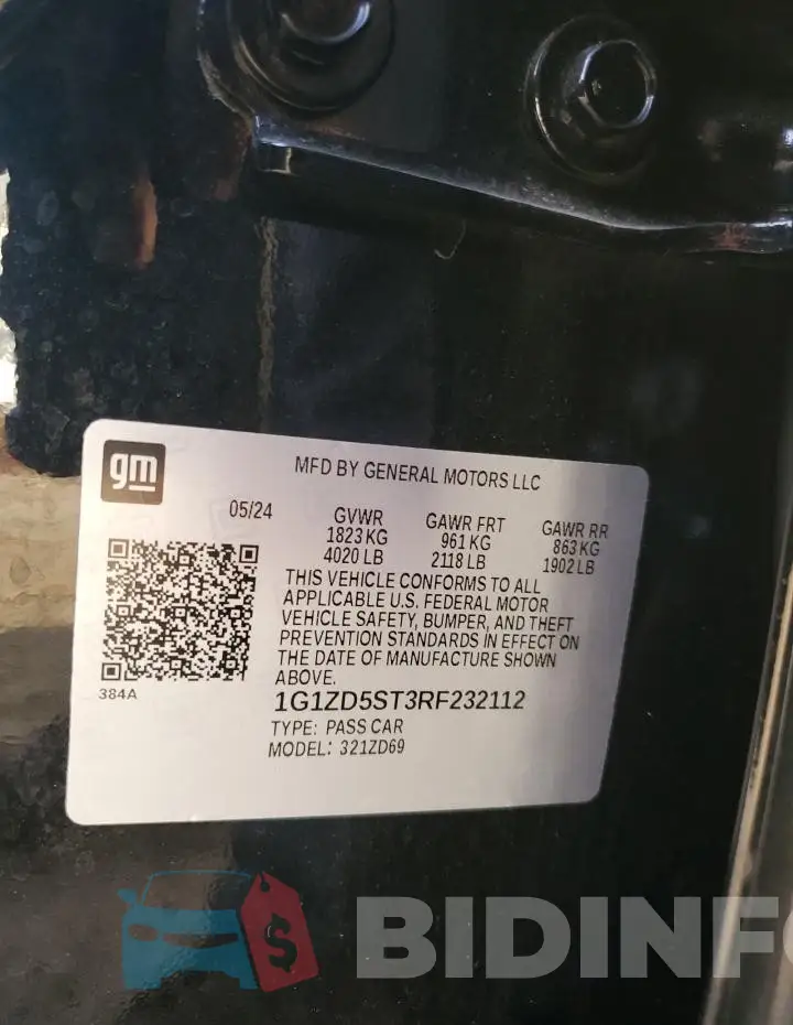 1G1ZD5ST3RF232112 Photo# 12