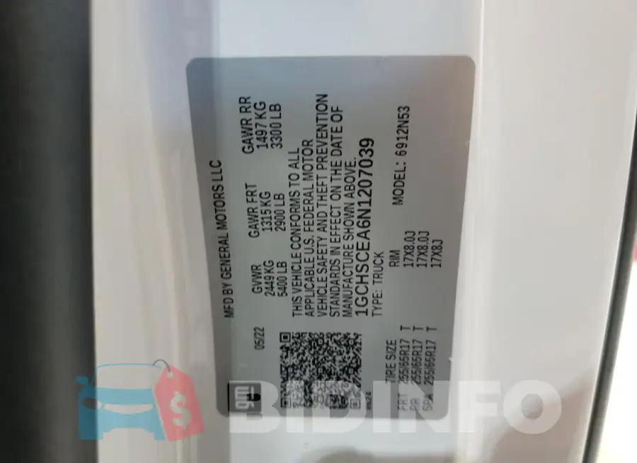 1GCHSCEA6N1207039 Photo# 12