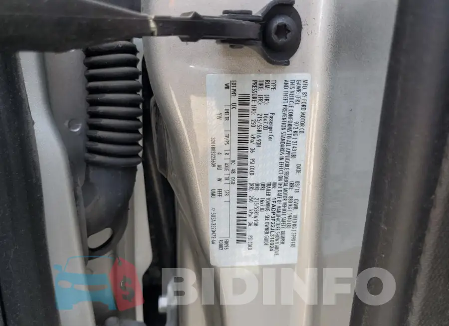 1FADP3F22JL310924 Photo# 13