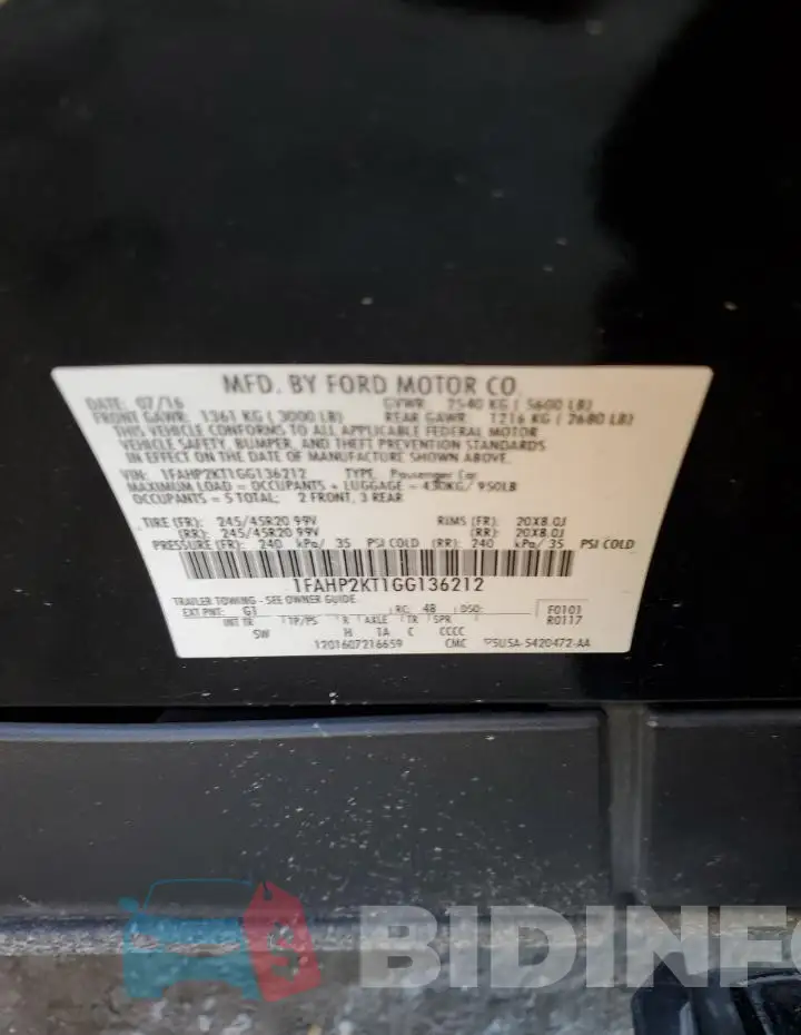 1FAHP2KT1GG136212 Photo# 12