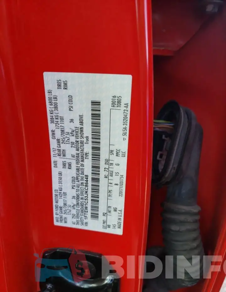 1FTEW1C53JKC86448 Photo# 13