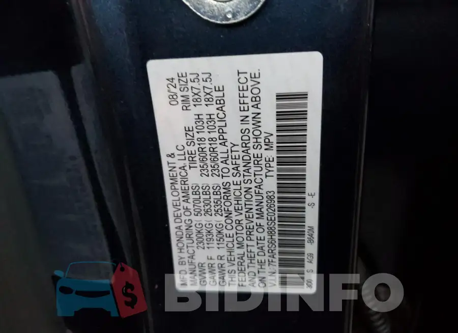 7FARS6H88SE026983 Photo# 13