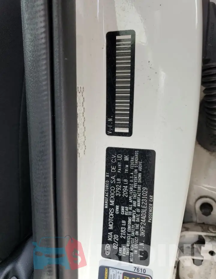 3KPF24AD3LE231029 Photo# 13