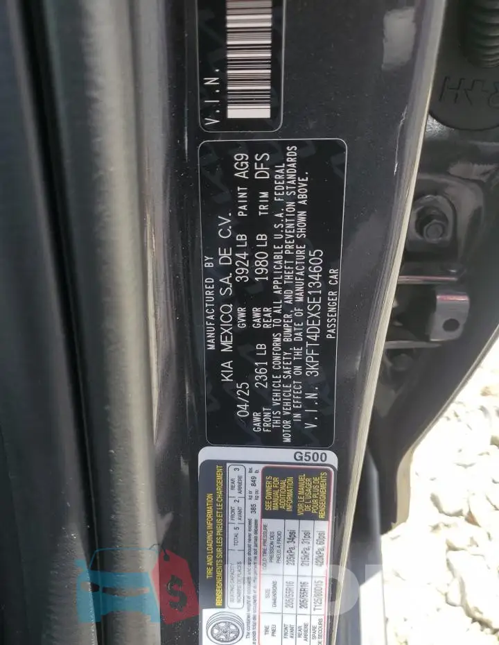 3KPFT4DEXSE134605 Photo# 13