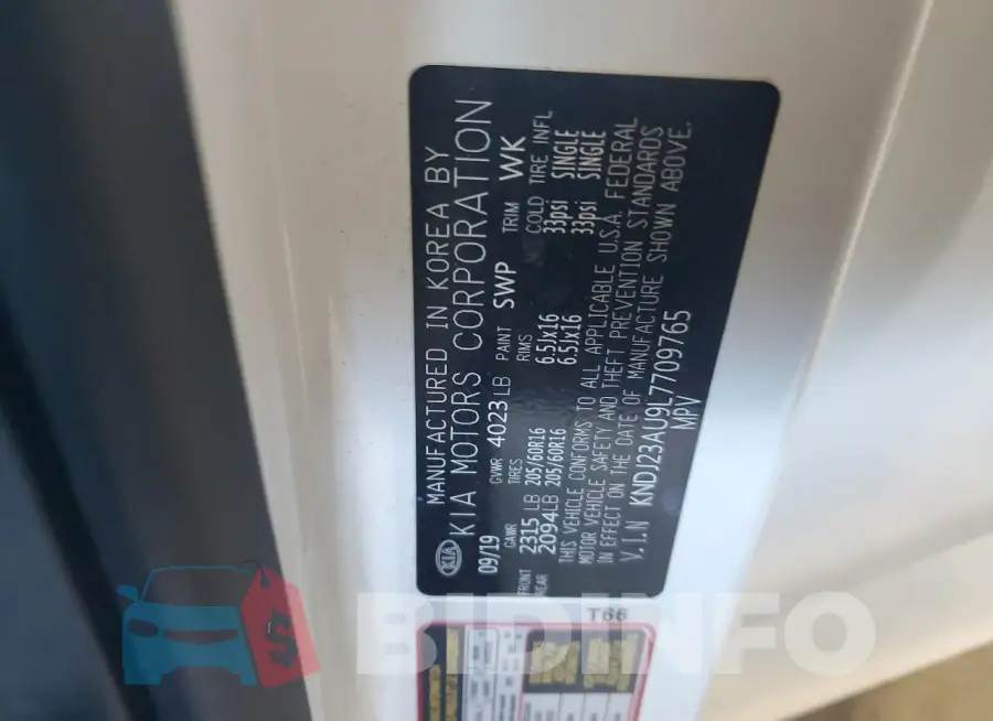 KNDJ23AU9L7709765 Photo# 12