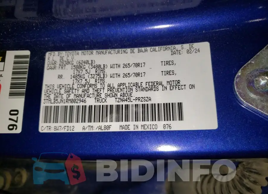 3TMLB5JN1RM002946 Photo# 12