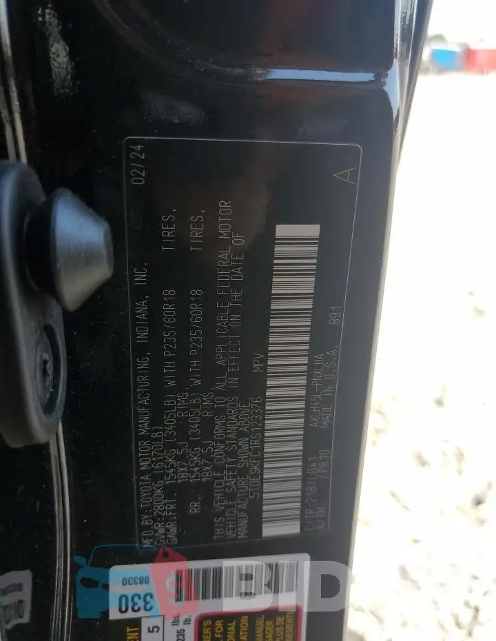 5TDESKFC1RS123376 Photo# 13