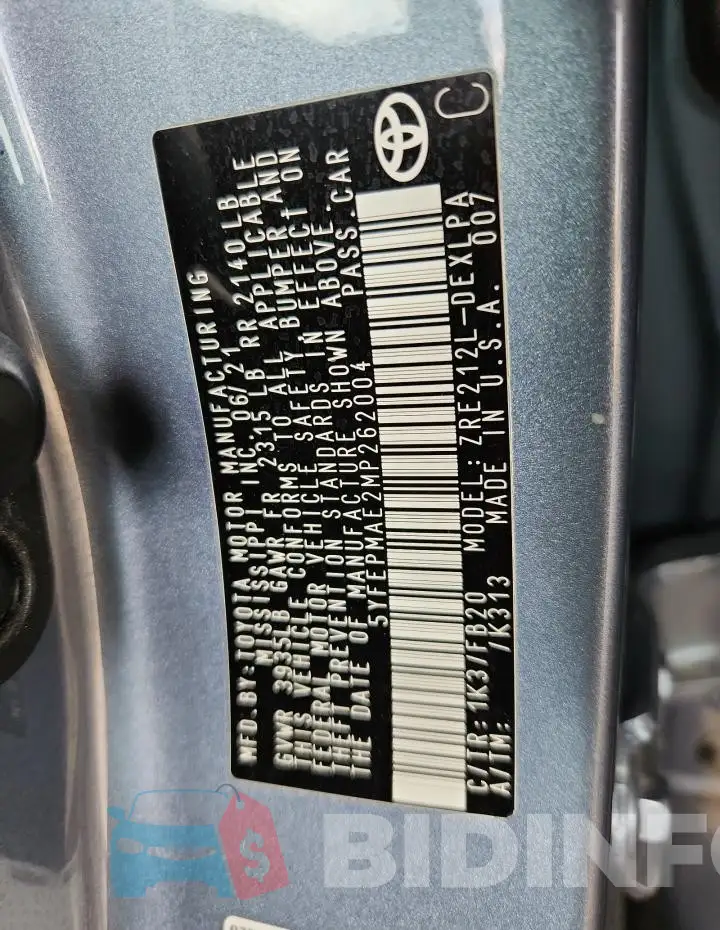 5YFEPMAE2MP262004 Photo# 13