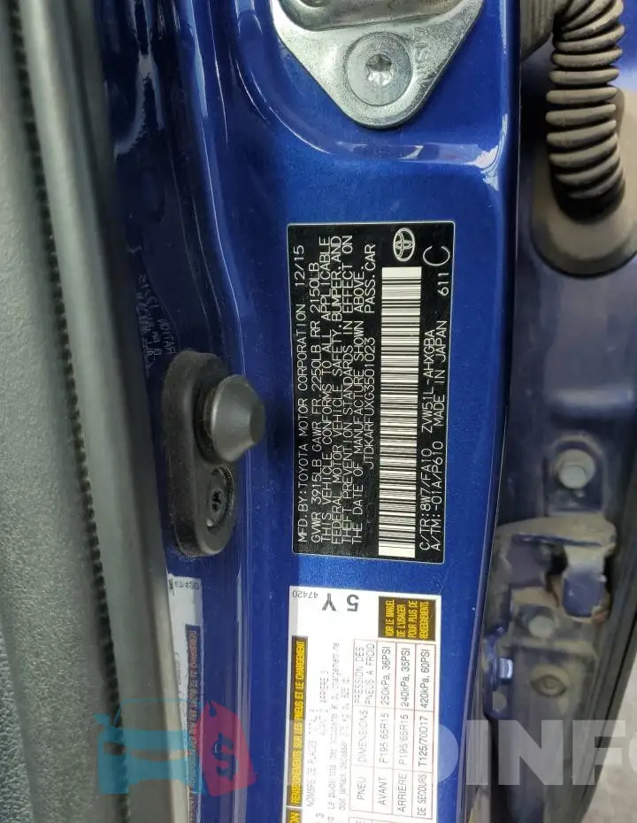 JTDKARFUXG3501023 Photo# 13
