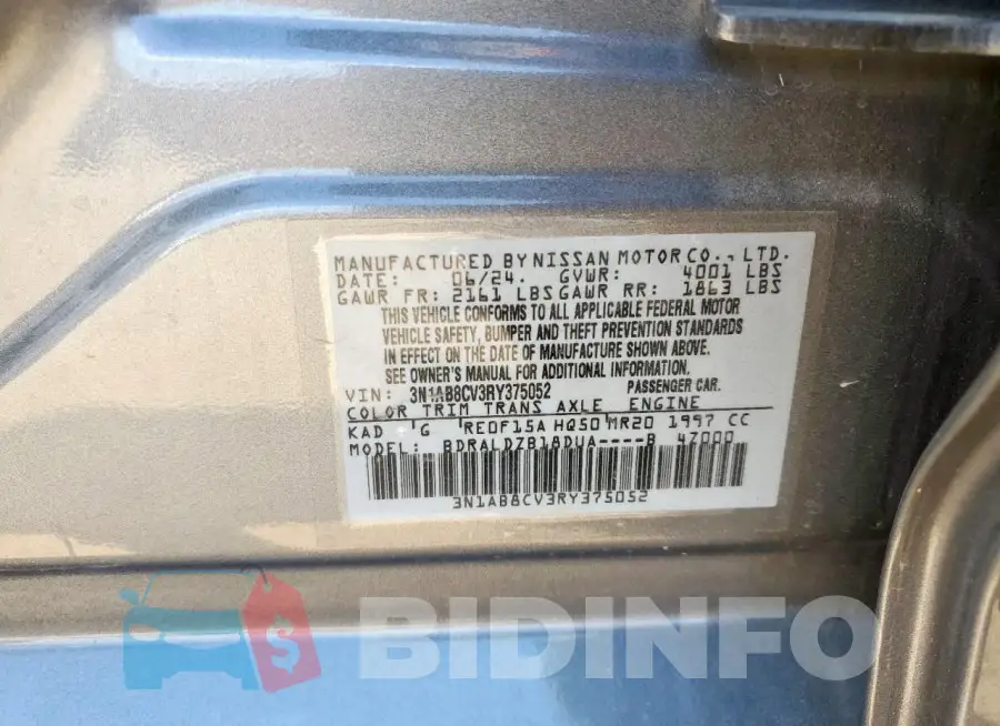 3N1AB8CV3RY375052 Photo# 12
