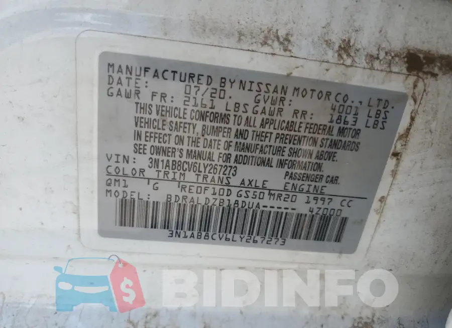 3N1AB8CV6LY267273 Photo# 12