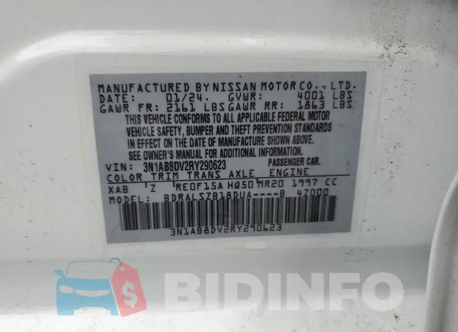 3N1AB8DV2RY290623 Photo# 12