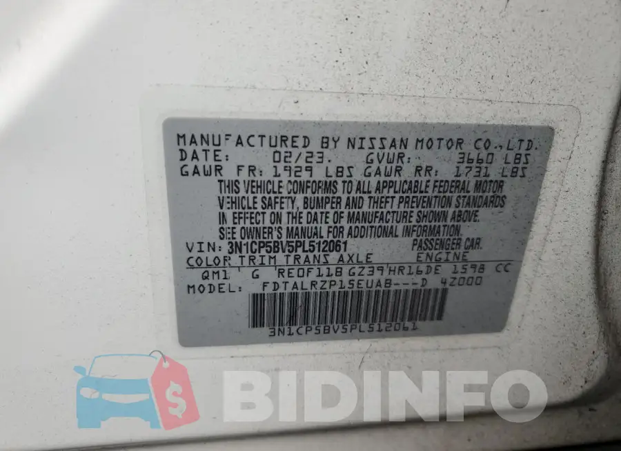 3N1CP5BV5PL512061 Photo# 12