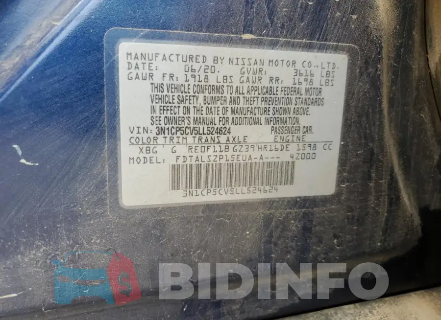 3N1CP5CV5LL524624 Photo# 13