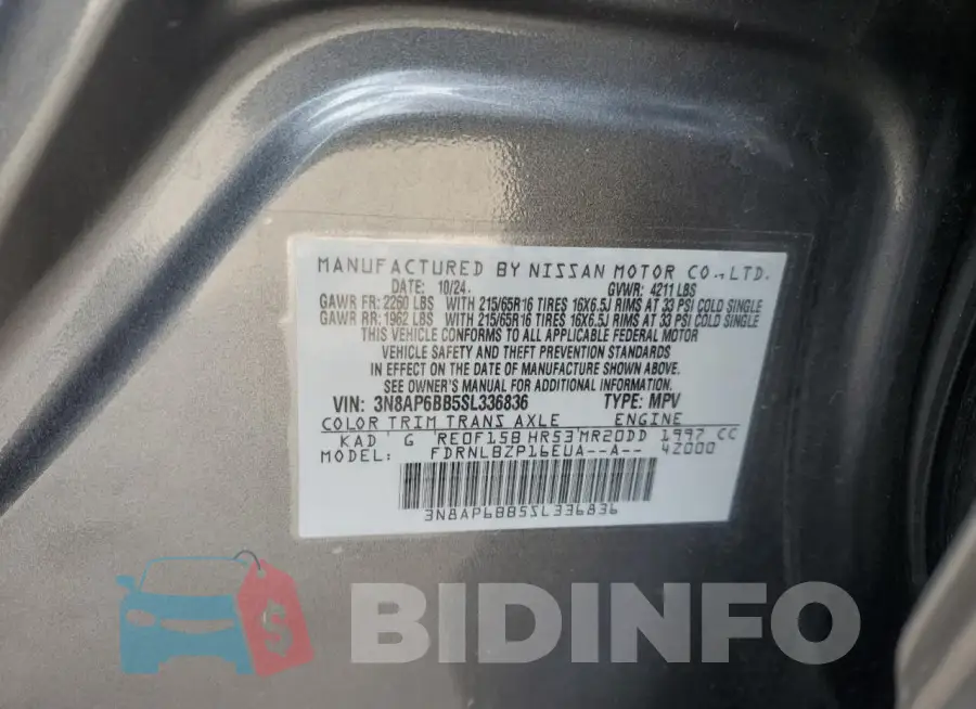 3N8AP6BB5SL336836 Photo# 13