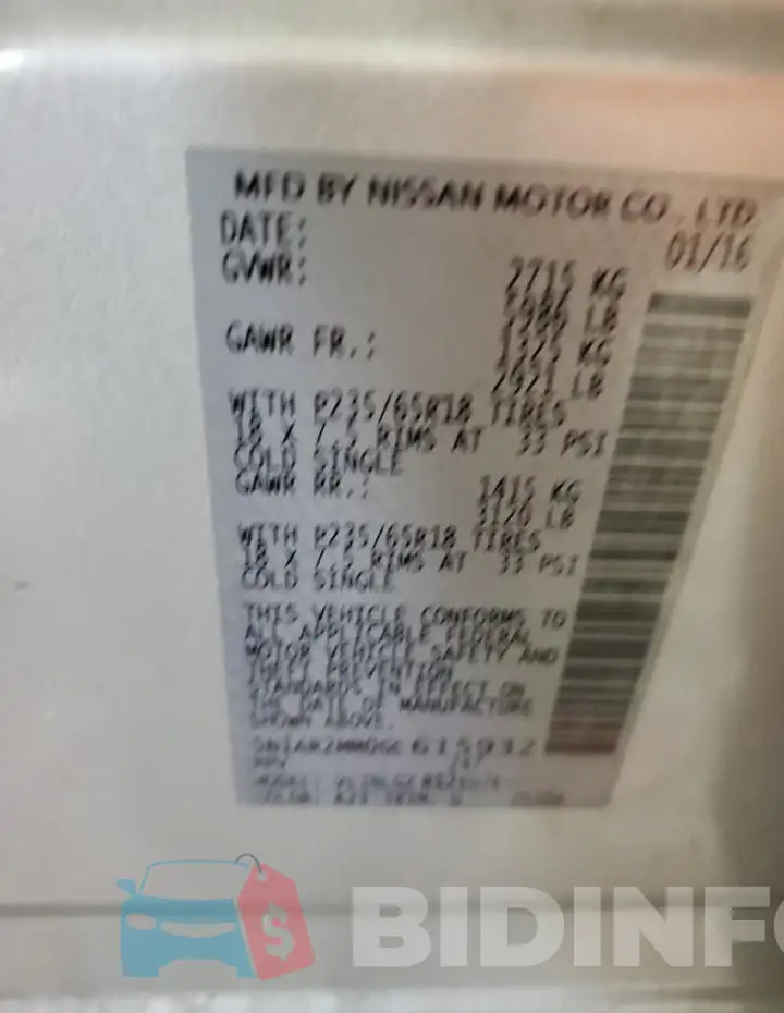 5N1AR2MM0GC615932 Photo# 14
