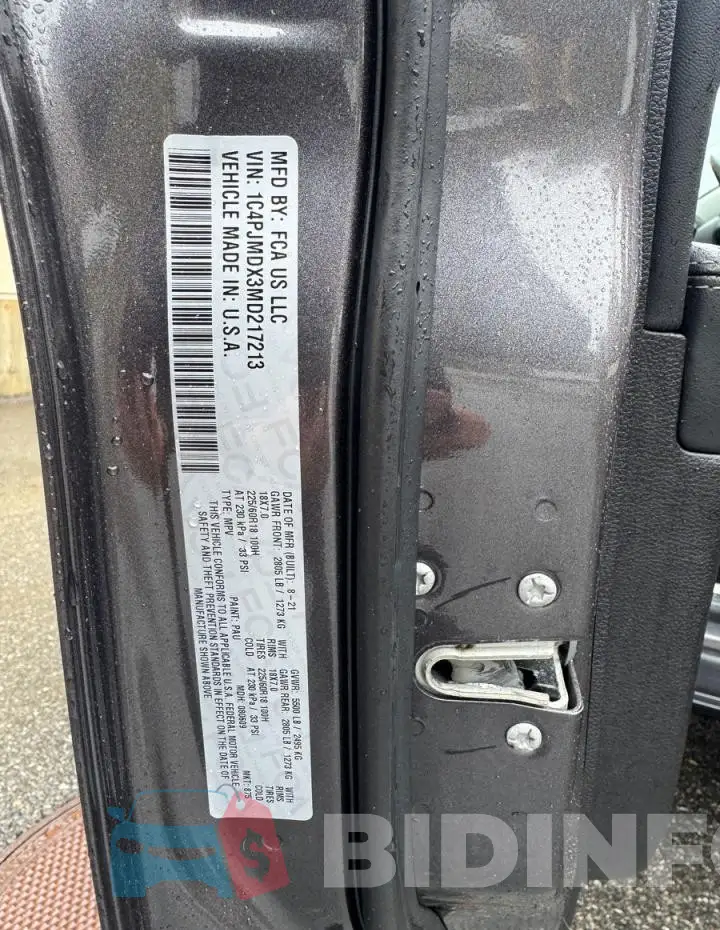1C4PJMDX3MD217213 Photo# 10