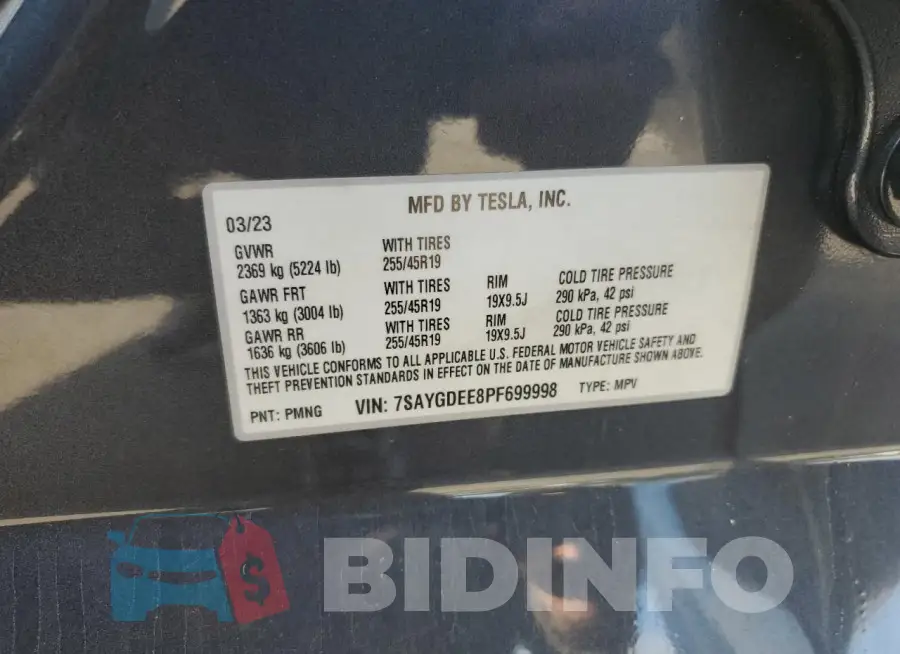 7SAYGDEE8PF699998 Photo# 12