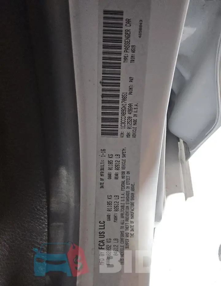 1C3CCCAB9GN170851 Photo# 13