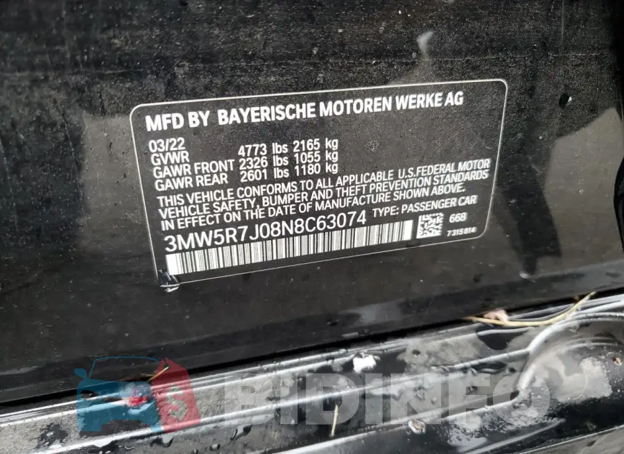 3MW5R7J08N8C63074 Photo# 12