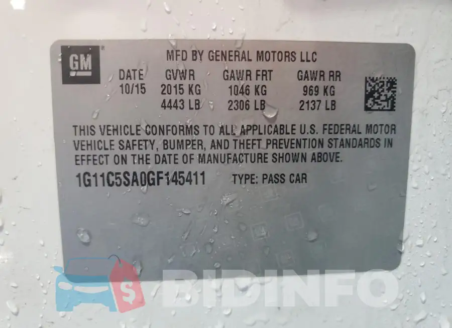1G11C5SA0GF145411 Photo# 12