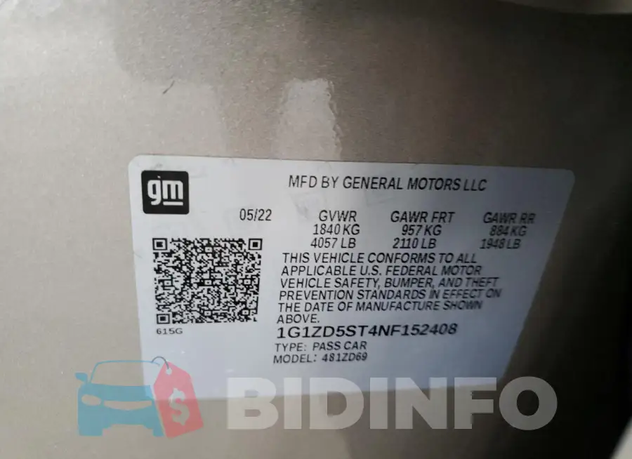1G1ZD5ST4NF152408 Photo# 12