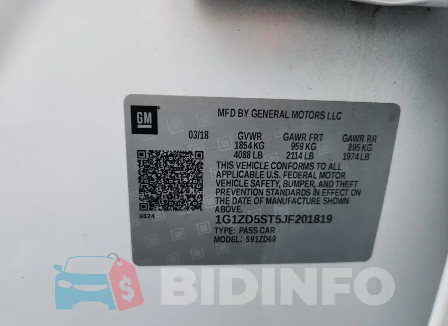 1G1ZD5ST5JF201819 Photo# 12