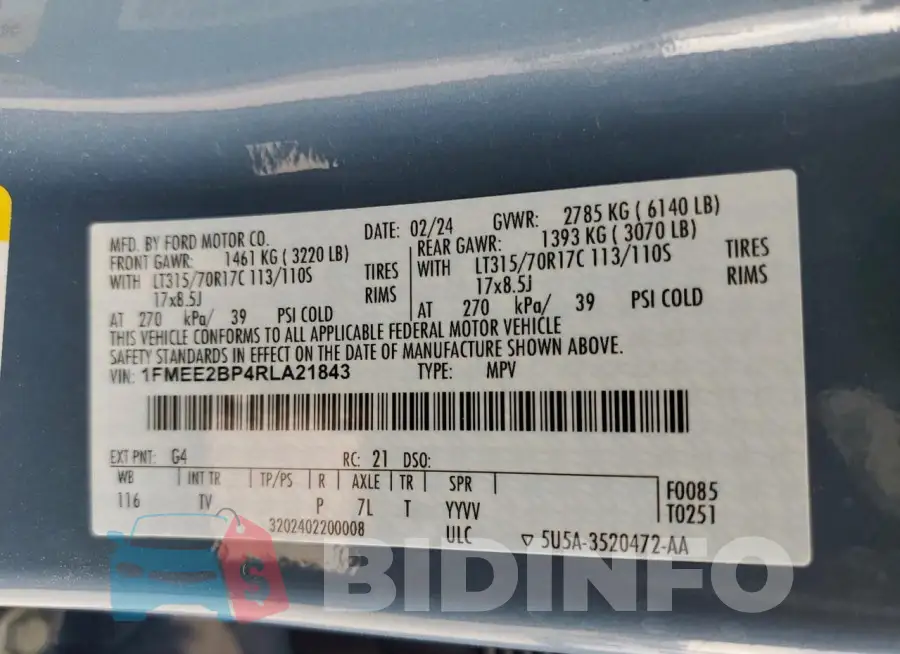 1FMEE2BP4RLA21843 Photo# 13