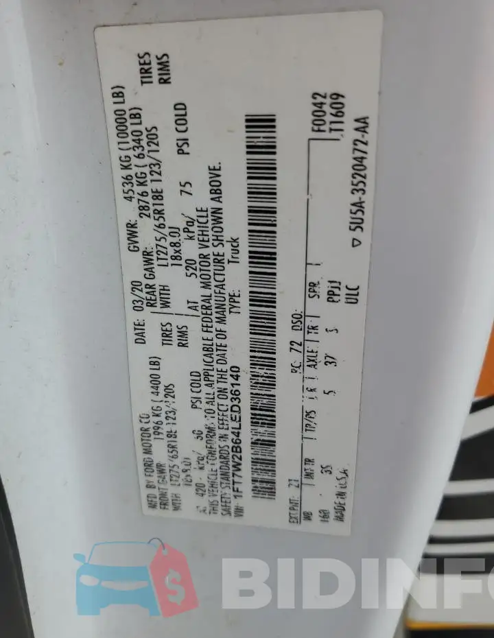 1FT7W2B64LED36140 Photo# 12
