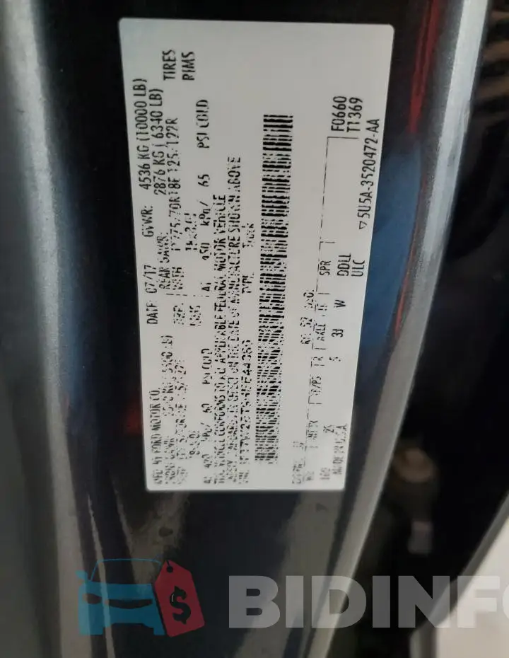 1FT7W2BT9HEE44380 Photo# 12