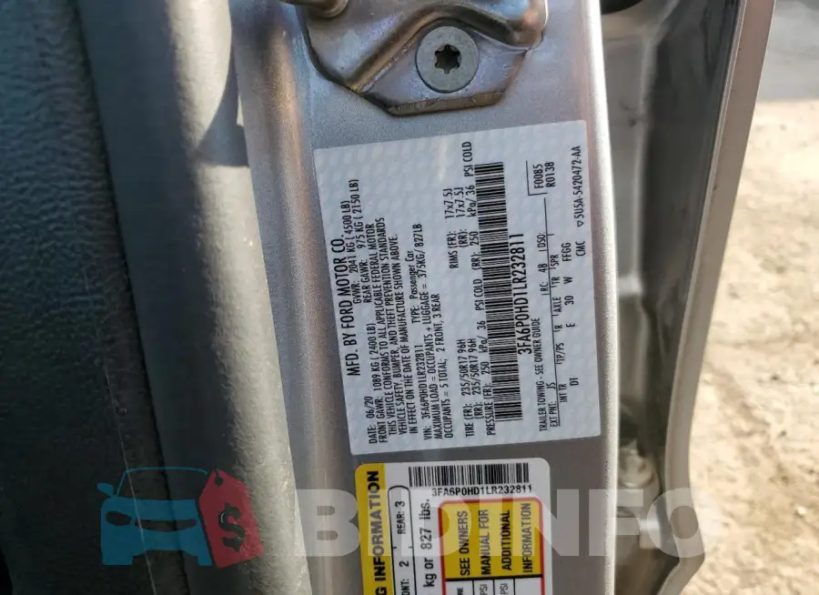 3FA6P0HD1LR232811 Photo# 12