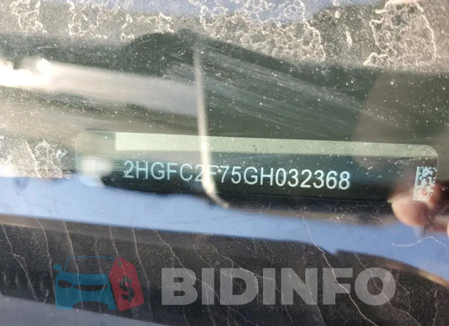2HGFC2F75GH032368 Photo# 12